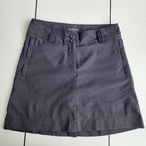 Maggie Lane SKORT Skirt Golf Tennis Pickleball Black Stretch Zip Pockets Sz 0